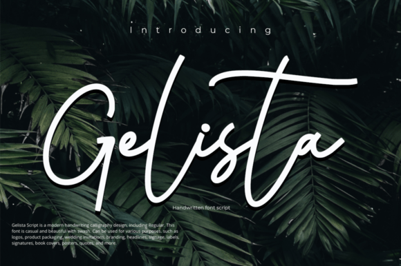Gelista Font - Featured Image