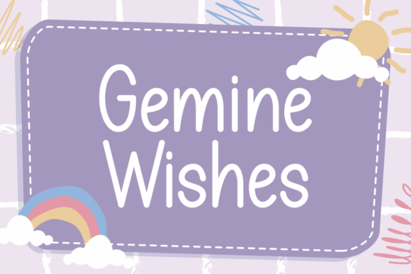 Gemine Wishes Font - Featured Image