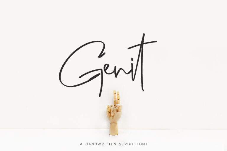 Genit Font - Featured Image