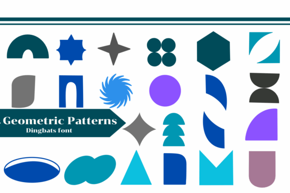 Geometric Patterns Font - Featured Image