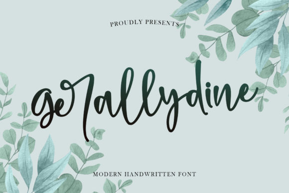 Gerallydine Font - Featured Image