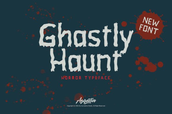 Ghastly Haunt Font - Featured Image