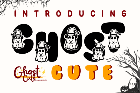 Ghost Cute Font - Featured Image