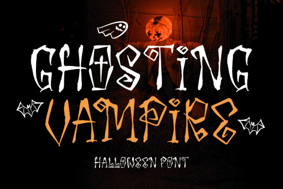 Ghosting Vampire Font - Featured Image