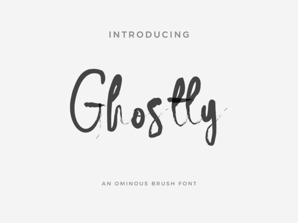 Ghostly Font - Featured Image
