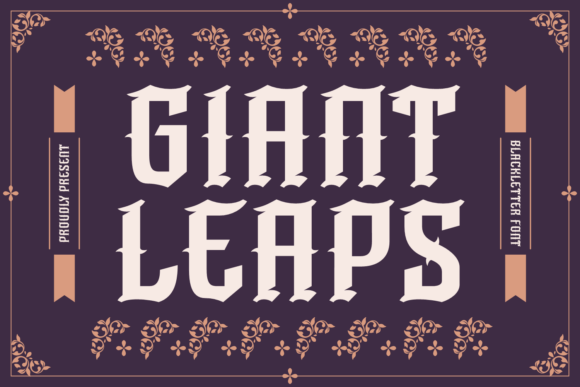 Giant Leaps Font - Featured Image