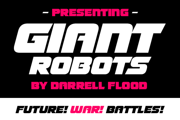 Giant Robots Font - Featured Image