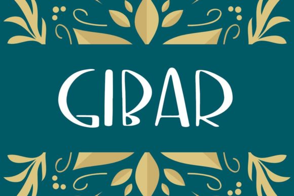 Gibar Font - Featured Image