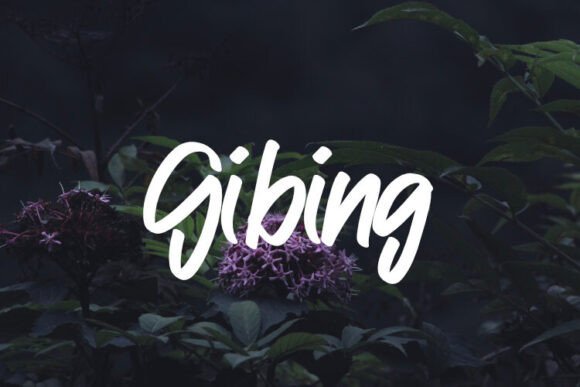 Gibing Font - Featured Image