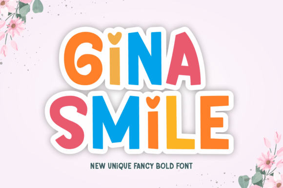 Gina Smile Font - Featured Image