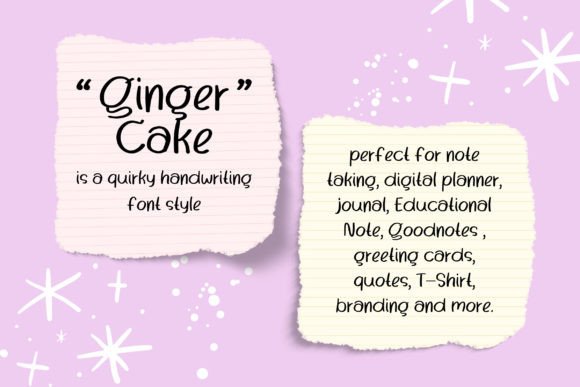Ginger Cake Font - Featured Image