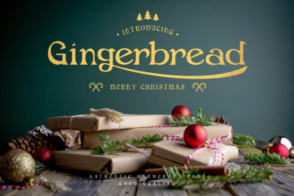 Gingerbread Font - Featured Image