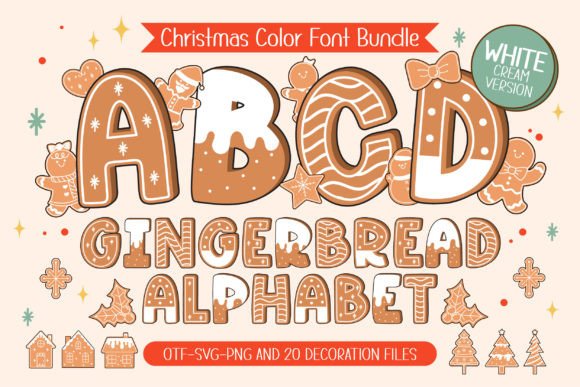 Gingerbread White Cream Font - Featured Image