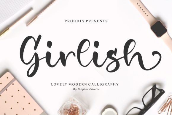 Girlish Font - Featured Image