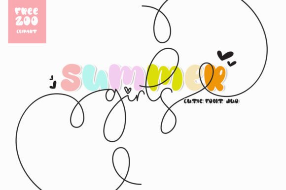 Girls Summer Font - Featured Image