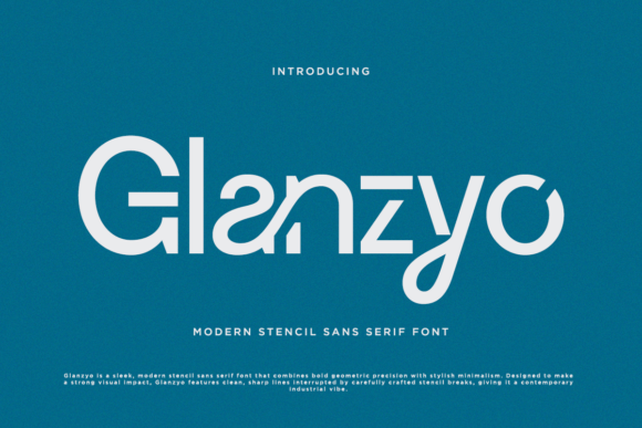 Glanzyo Font - Featured Image