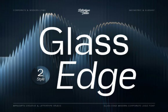 Glassedge Regular Font - Featured Image
