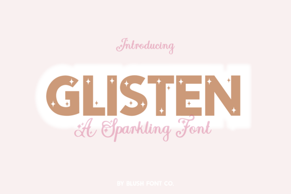 Glisten Font - Featured Image