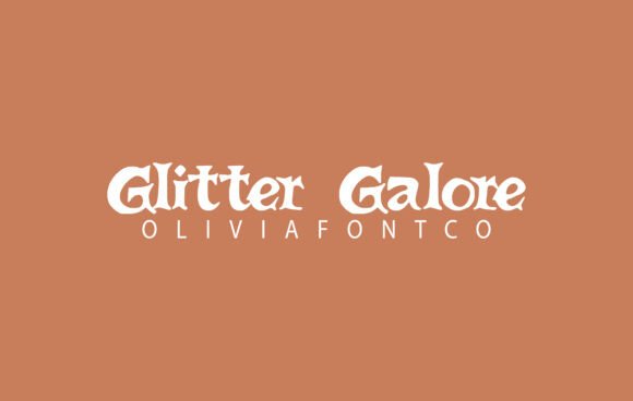 Glitter Galore Font - Featured Image