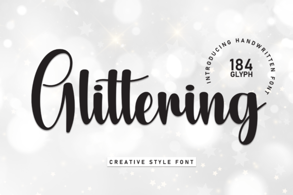 Glittering Font - Featured Image