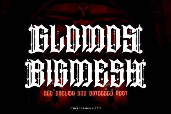 Glomos Bigmesh Font - Featured Image