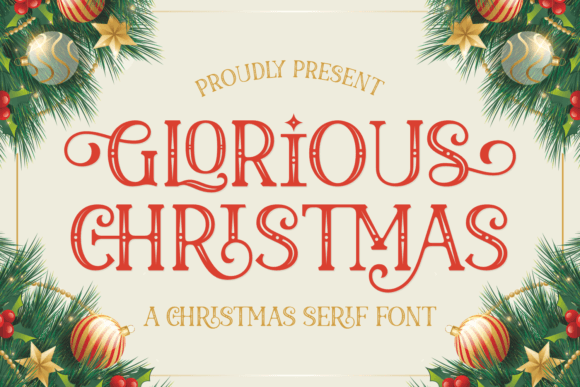 Glorious Christmas Font - Featured Image