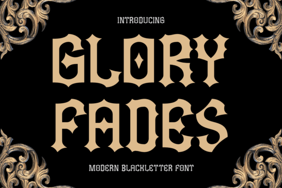 Glory Fades Font - Featured Image