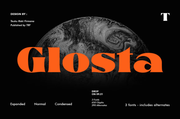 Glosta Font - Featured Image