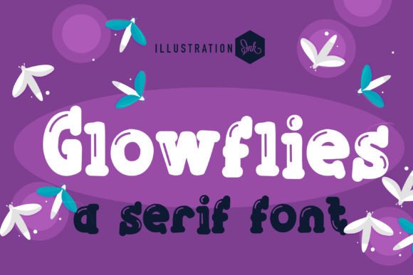 Glowflies Font - Featured Image