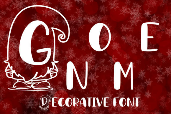 Gnome Chrismas Font - Featured Image