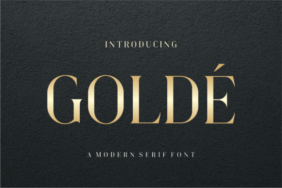 Golde Font - Featured Image