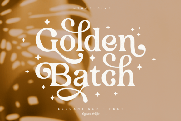 Golden Batch Font - Featured Image