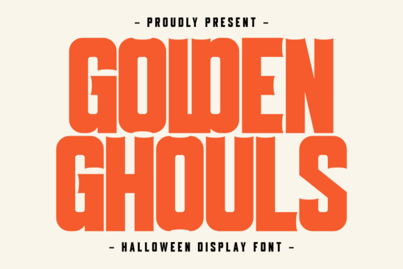 Golden Ghouls Font - Featured Image