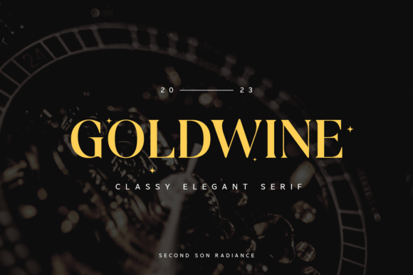 Goldwine Font - Featured Image
