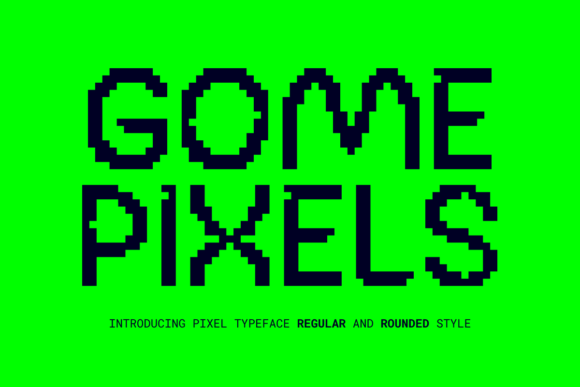 Gome Pixel Font - Featured Image