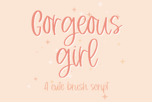 Gorgeous Girl Font - Featured Image