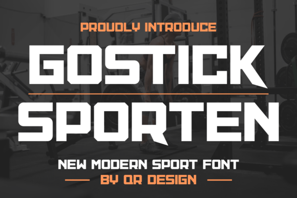 Gostick Sporten Font - Featured Image