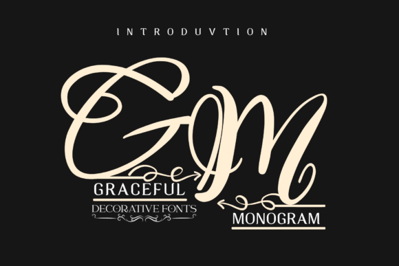 Graceful Monogram Font - Featured Image