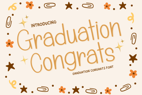Graduation Congrats Font - Featured Image