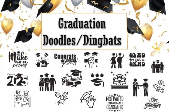 Graduation Doodles Font - Featured Image