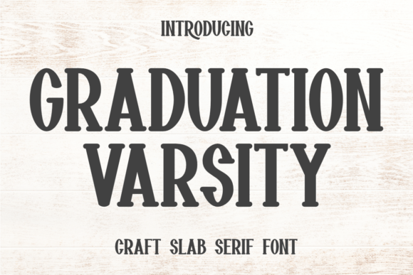 Graduation Varsity Font - Featured Image