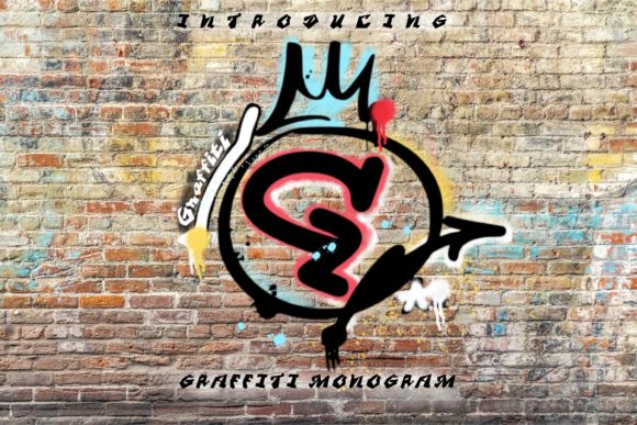 Graffiti Monogram Font - Featured Image