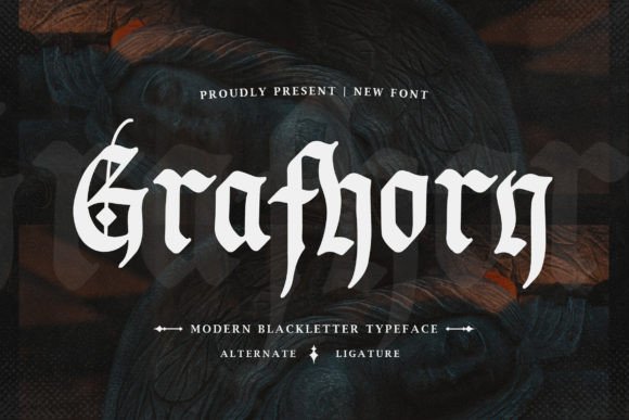 Grafhorn Font - Featured Image
