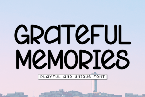 Grateful Memories Font - Featured Image