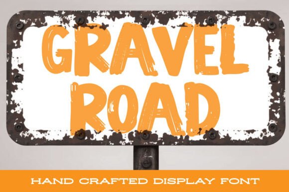 Gravel Road Font - Featured Image