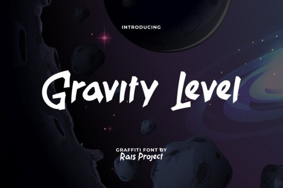 Gravity Level Font - Featured Image