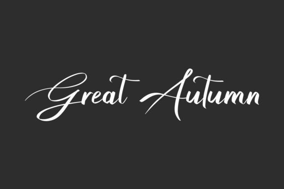 Great Autumn Font - Featured Image