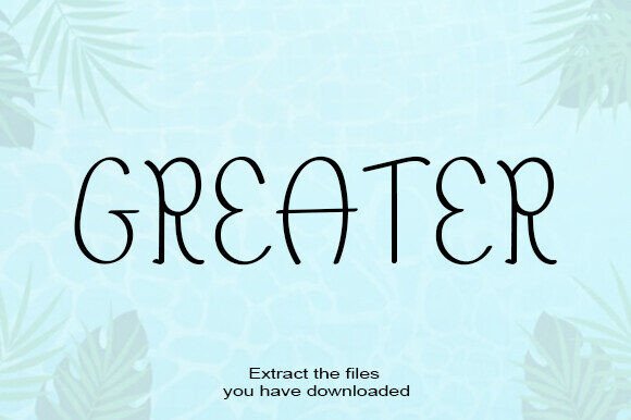 Greater Font - Featured Image