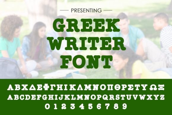 Greek Writer Font - Featured Image