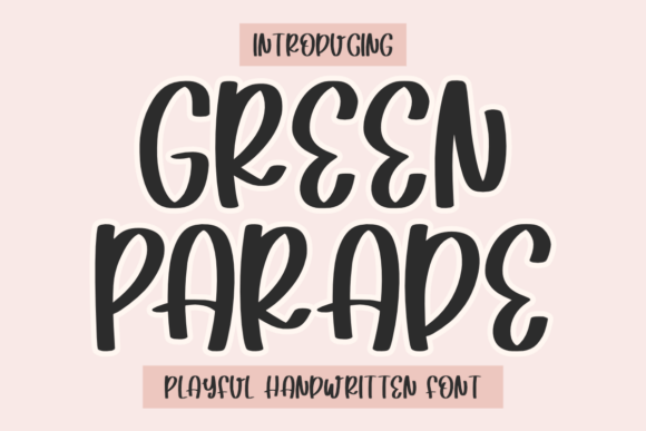 Green Parade Font - Featured Image